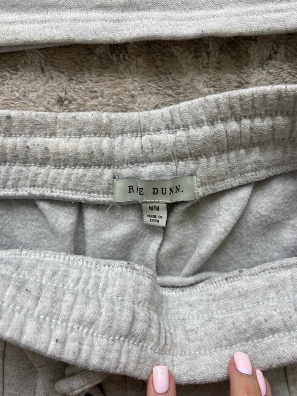 Rae Dunn Light Gray Sweatshirt with Black "WEEKEND." Print - Picture 6 of 6